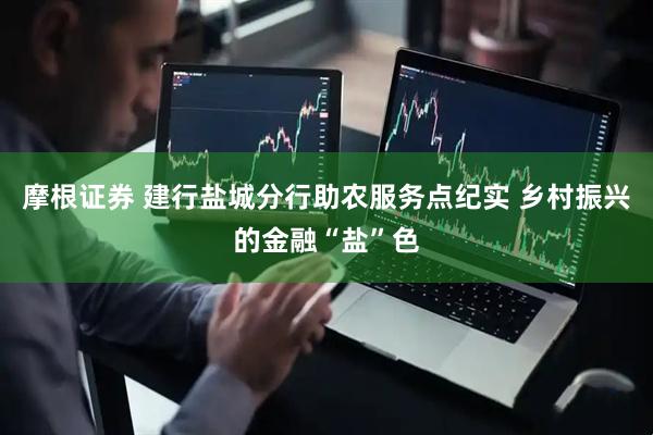 摩根证券 建行盐城分行助农服务点纪实 乡村振兴的金融“盐”色